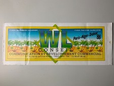 STICKER PARIS ALGER DAKAR 88 WL CONSEIL GROUARD - LAGRANGE - LEVINE