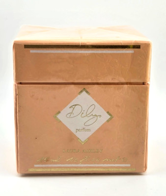 Laura Ashley Dilys Parfum 0.5 oz 15 ml Sealed Box Rare France Stopper Bottle Vtg