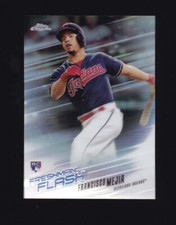 2018 Topps Chrome Freshman Flash Francisco Mejia Rookie #FF5 Cleveland Indians
