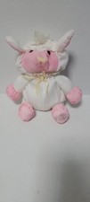 Fisher Price Vintage Puffalump 11" Lamb Sheep White Nylon 1986 Stuffed Animal