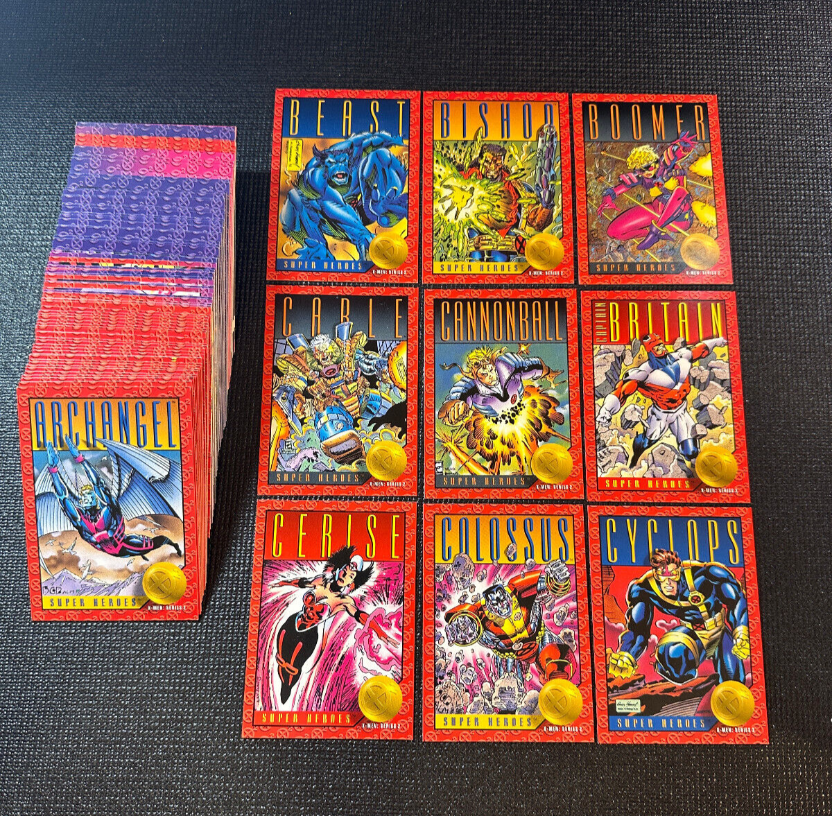 1993 SkyBox Marvel X-Men: Series 2 - Complete 100 Card Set | eBay