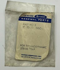 SPIRAX-SARCO PART NO. 3 1" TD-52 THERMODYNAMIC STEAM TRAP NIB