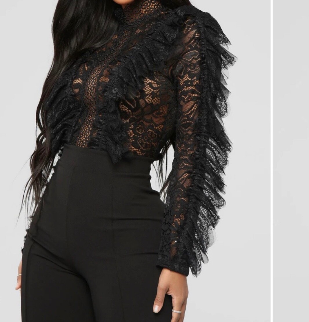 Elegant Black Feathered Jumpsuit for Formal Office Events Size Small Over 30 Sold-image