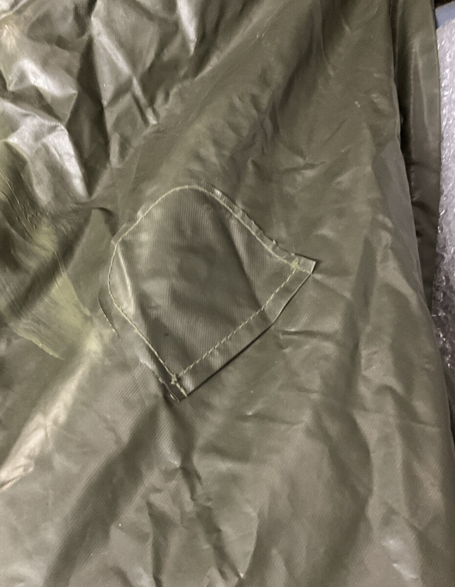 Vintage Pre-Vietnam US Army Multipurpose PONCHO COATED NYLON Vintage Pre-Vietnam US Army Multipurpose PONCHO COATED NYLON