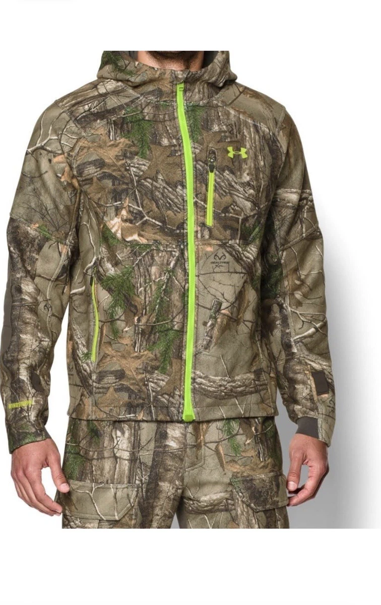 Under Armour Realtree Xtra Camo Gore tex Windstopper Hunting Jacket And Pants XL