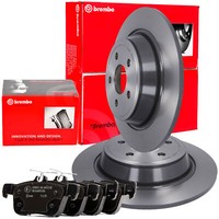 2X Brembo 08.N258.41 Bremsscheiben 316Mm + BeläGe Hinten FüR Galaxy III S-MAX