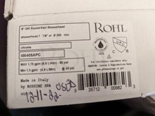 ROHL I00405APC 8" OKI Round Rain Showerhead in Polished Chrome