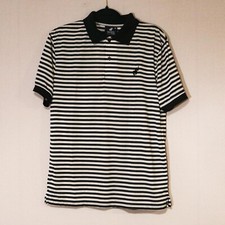 PACIFIC POLO CLUB Men's Slim Fit Short Sleeves Stripes Polo Shirt.