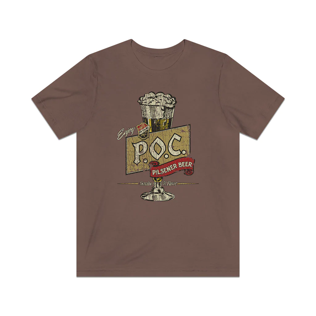 P.O.C. Pride of Cleveland Beer 1917 Vintage Men's T-Shirt