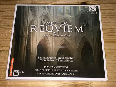 J.C. Bach Missa da Requiem RADEMANN ORIG 2011 HARMONIA MUNDI CD NEW SEALED