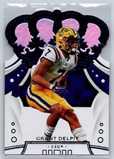 2020 Panini Chronicles Draft Picks Crown Royal Blue Grant Delpit #8