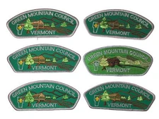 Lot of Vermont Councils 1/2 Dozen BSA CSPs Mint CSP (BHP2165)