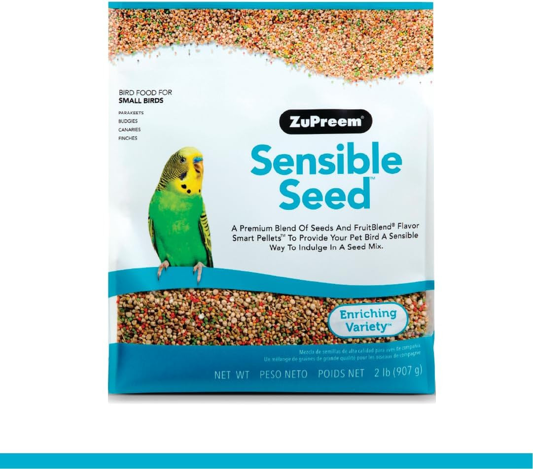 Zupreem Sensible Seed Bird Food, Parakeet, Budgie, Parrotlet