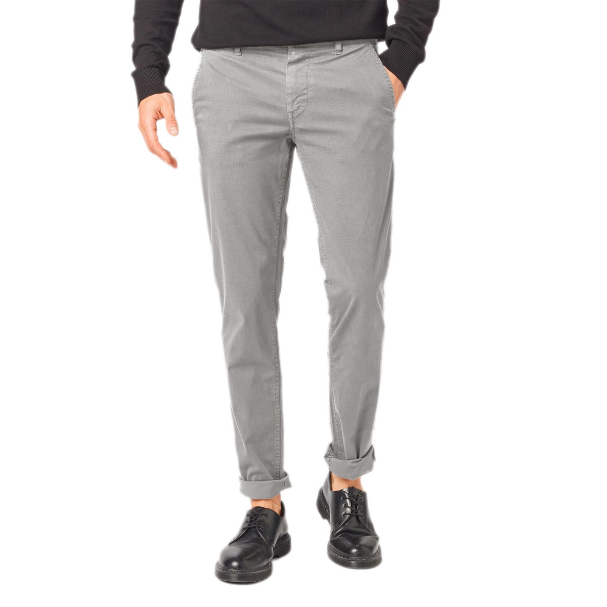 HUGO - Jeans Extra Slim Fit In Denim Elasticizzato Bianco - Bianco - Foto 9