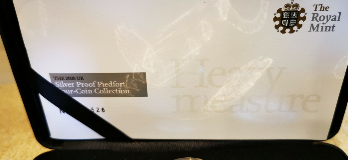 2008 UK Silver Proof Piedfort Four Coin Set | eBay UK