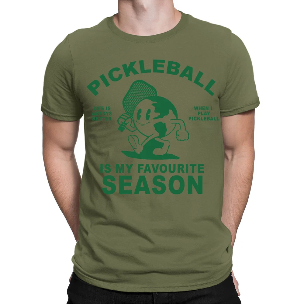 Pickleball Player Fan Summer Sports Season Retro Mens Womens T-Shirts Top #TA-68 Pickleball Player Fan Summer Sports Season Retro Mens Womens T-Shirts Top #TA-68