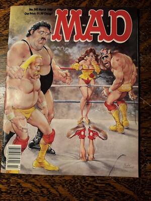 MAD Magazine Wrestling Hulk Hogan Macho Man André the Giant March