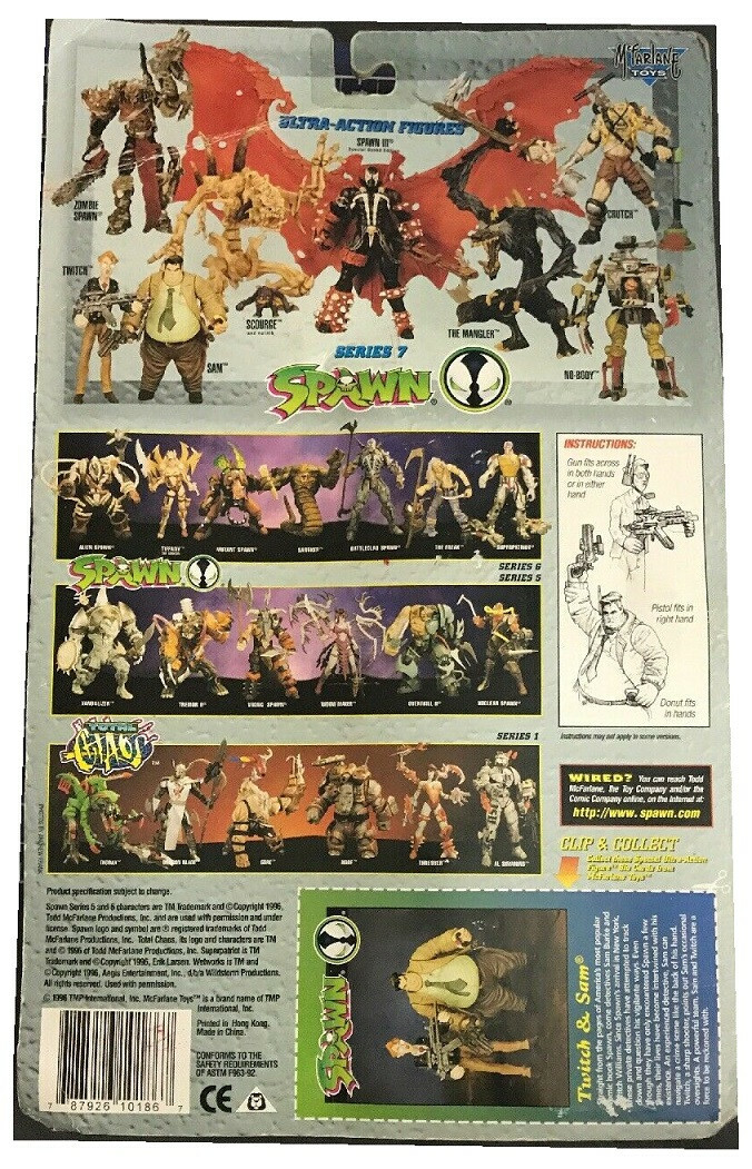 Spawn Series 7 Ultra Action Figures - Sam and Twitch (McFarlane