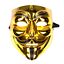 thumbnail 11 - Halloween Hacker Anonymous Vendetta V Guy Fawkes Face Mask - White Black Gold //