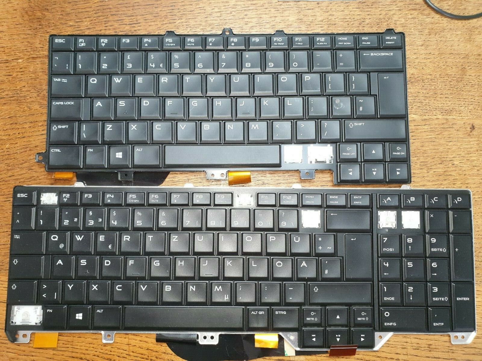 DELL ALIENWARE SPARE KEYS 13 14 M14X 17 M17X M18X R1 R2 R3 R4 R5 ...