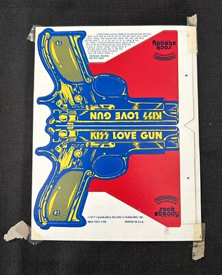 KISS ~ Love Gun ~ Promo LP Cardboard Guns Casablanca Rock Steady