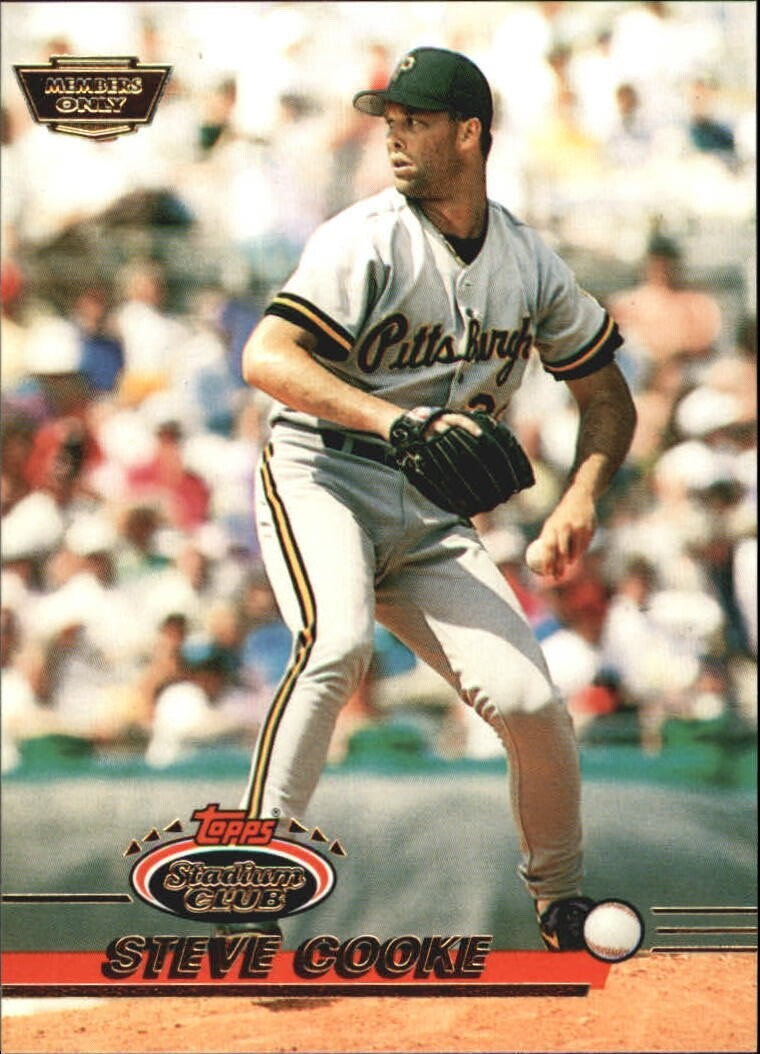 1993 (PIRATES) Stadium Club #726 Steve Cooke