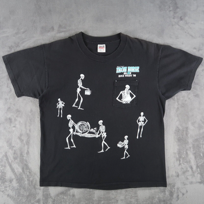 Vintage 90s Iron Horse Saloon Bike Week 1996 XL T-Shirt USA 