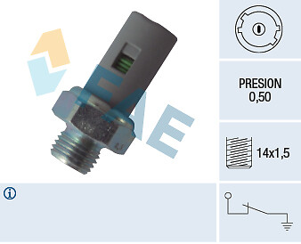 FAE 12636 ÖLdruckschalter For Dacia Nissan Opel Renault Suzuki Volvo-image