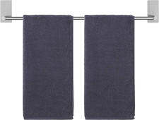 Self Adhesive Bathroom Towel Bar No Drill Towel Bar 24-Inch Towel Hangers Stick 