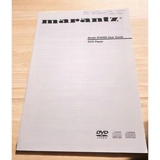 Marantz DV6200 Manuale Utente Manuale del Proprietario per Lettore DVD