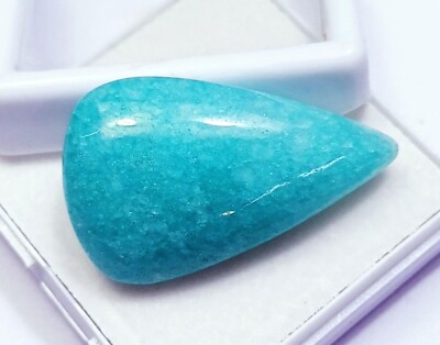Loose Gemstone Natural Amazonite Polished Cabochon 40.50 Ct Best With Free Gift