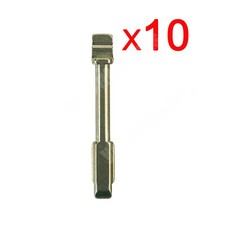 10x Uncut Remote Flip Folding Key Blade Blank For VVDI Ford Jaguar FO21 Tibbe