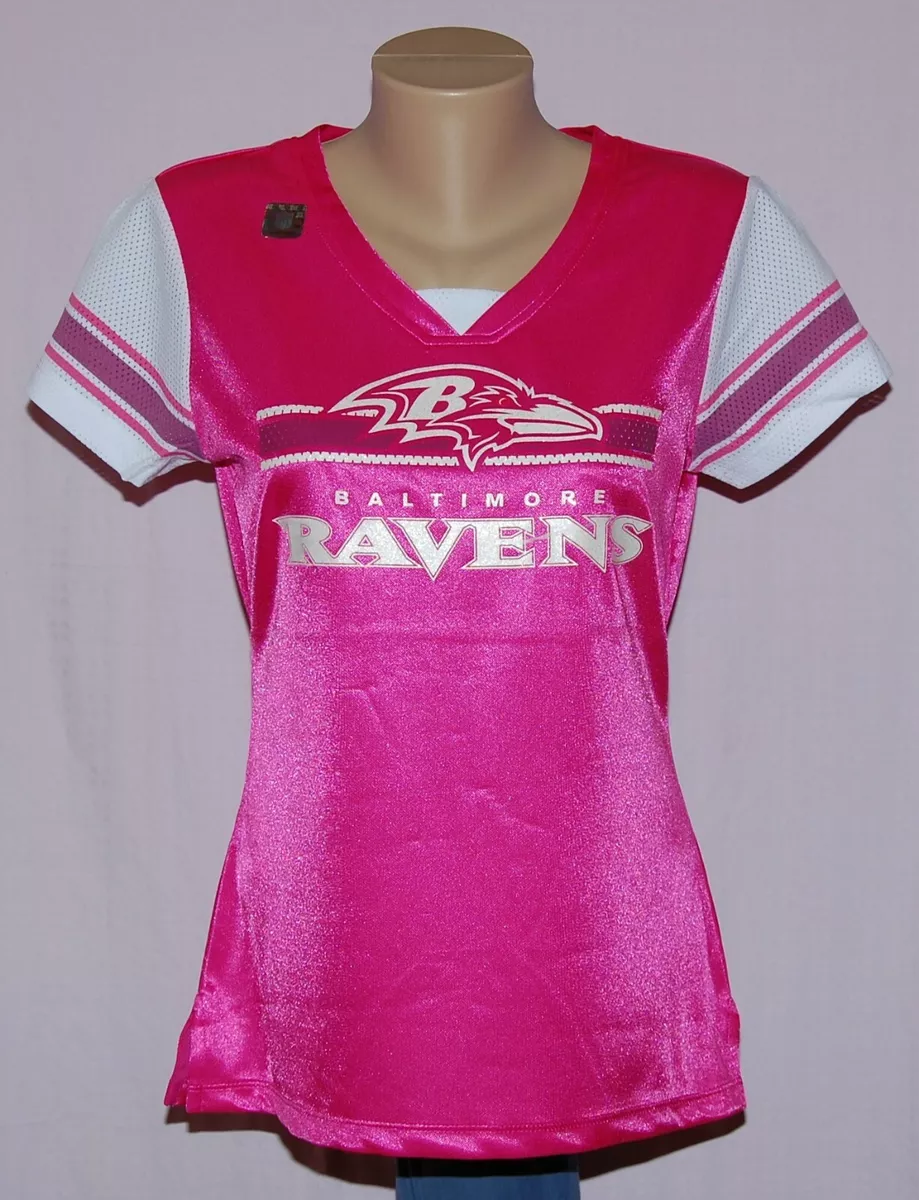 Baltimore Ravens Majestic Women s Draft Me VII T Shirt Pink