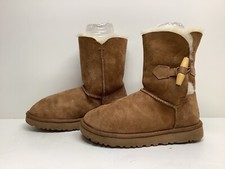  U1 VTG WOMENS UGG AUSTRALIA WINTER SUEDE BROWN BOOTS SIZE 5