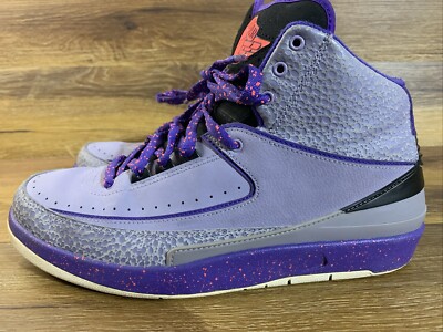 Nike Air Jordan 2 Retro Iron Purple Basketball Shoes Mens