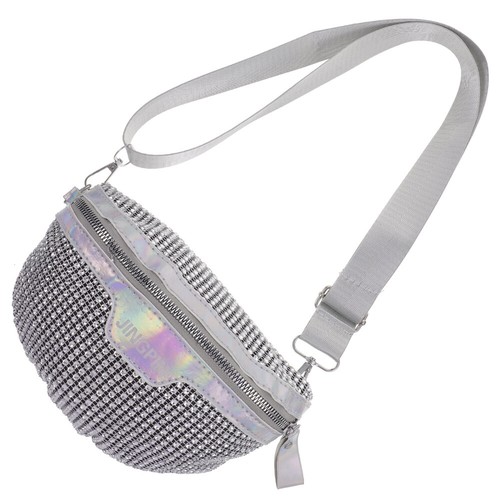 Shiny Waist Pouch Fashionable Girl Fanny Pack Waist Storage Pouch for Outdoor - Picture 9 of 12