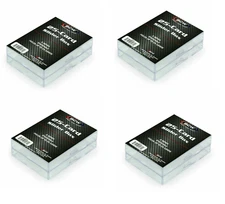 (8 Boxes) BCW 2 Piece Slider Box -25 Card Size- Plastic Card Case (4 Packs of 2)
