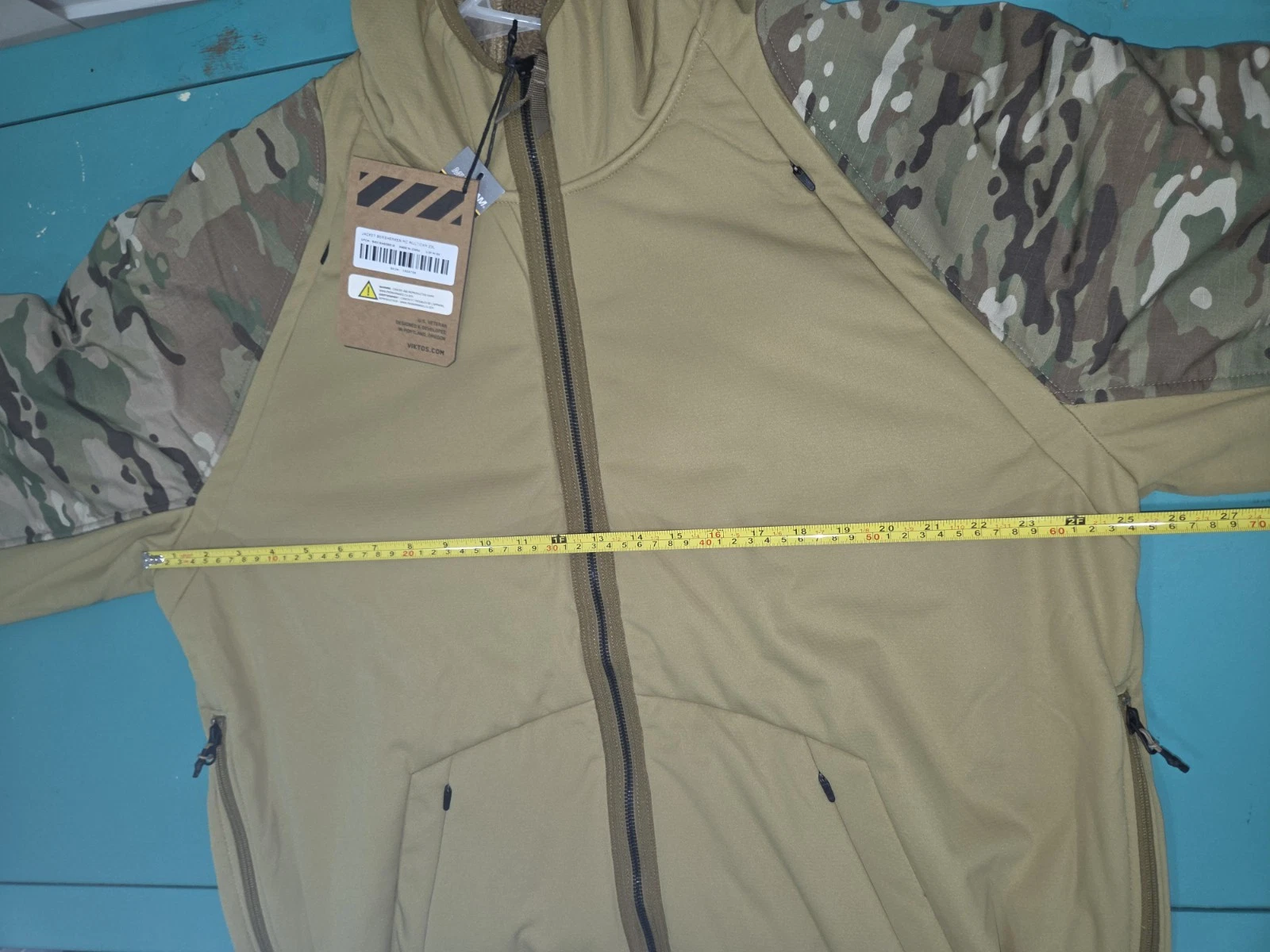 NWT VIKTOS Bersherken MC MultiCam Jacket Men’s 2XL Waterproof Camo  image 7