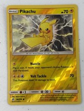 Pokemon Pikachu 66/236 Common Reverse Holo Cosmic Eclipse NM on eBay