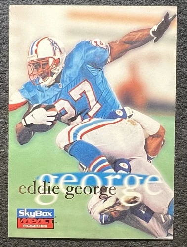 1996 SKYBOX IMPACT ROOKIES EDDIE GEORGE (HOUSTON OILERS) #24 NM/MT