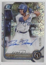 2022 Bowman Chrome Prospect Speckle Refractor 15/299 Dayton Dooney Auto 0f5t