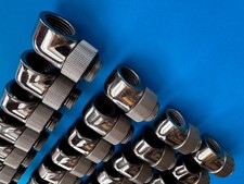 EK-AF Angled 90° G1/4 – Nickel | Genuine EKWB | Rotary Elbow Fitting for Water C