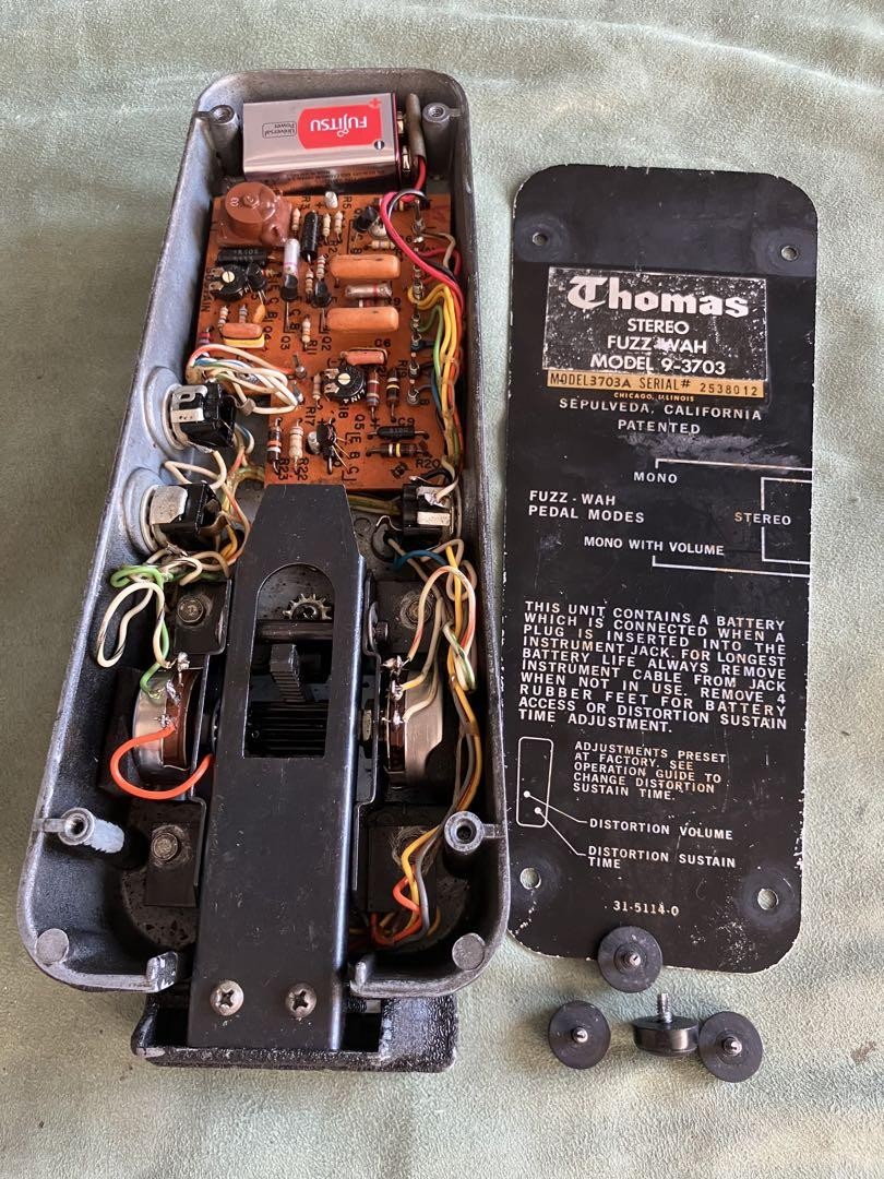 ギター Thomas Stereo Fuzz Wah Model 9-3703 70s Thomas Stereo Fuzz Wah 9-3703 70s Used, Good Condition