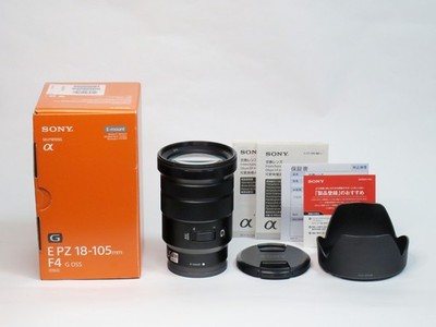 [Mint w/Box Hood] Sony SELP18105G E PZ 18-105mm f/4 G OSS Lens From Japan #140
