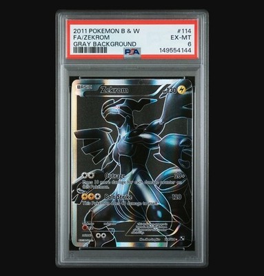 pokemon black & white single card zekrom 114 ultra rare 2011 Pokmon 114/114 Full Art Gray Background PSA 10! This is a low pop gem, pop 61, and is a that was highlighted in the 25th Celebrations Commemorate your favorite tabletop game with this Zekrom EX 2025 Pokemon Black Bolt Ultra Rare #158 PSA Authenticated 10 Card Zekrom (114 Full Art) 114/114