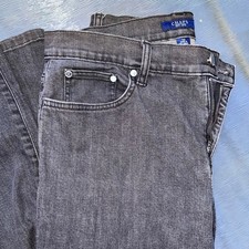 Chaps denim jean Faded Black wash mid Rise St...