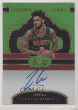 2017 Panini Select Rookie Signatures Neon Green Prizm 5/65 Tyler Dorsey Auto 0c6