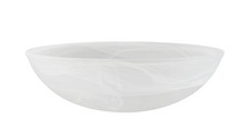 Aspen Creative 23099-11 Alabaster Glass Shade for Fixtures 1-5/8" Fitter