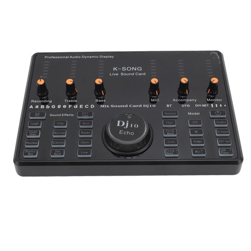 Live Sound Card Intelligent Noise Reduction Multi Sound Effects 48KHZ Output CB - Afbeelding 11 van 24