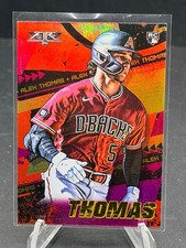2022 TOPPS FIRE BASEBALL ALEX THOMAS PINK PARALLEL ROOKIE CARD #117 SN 05/25 SSP. rookie card picture
